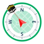 qibla compass android application logo